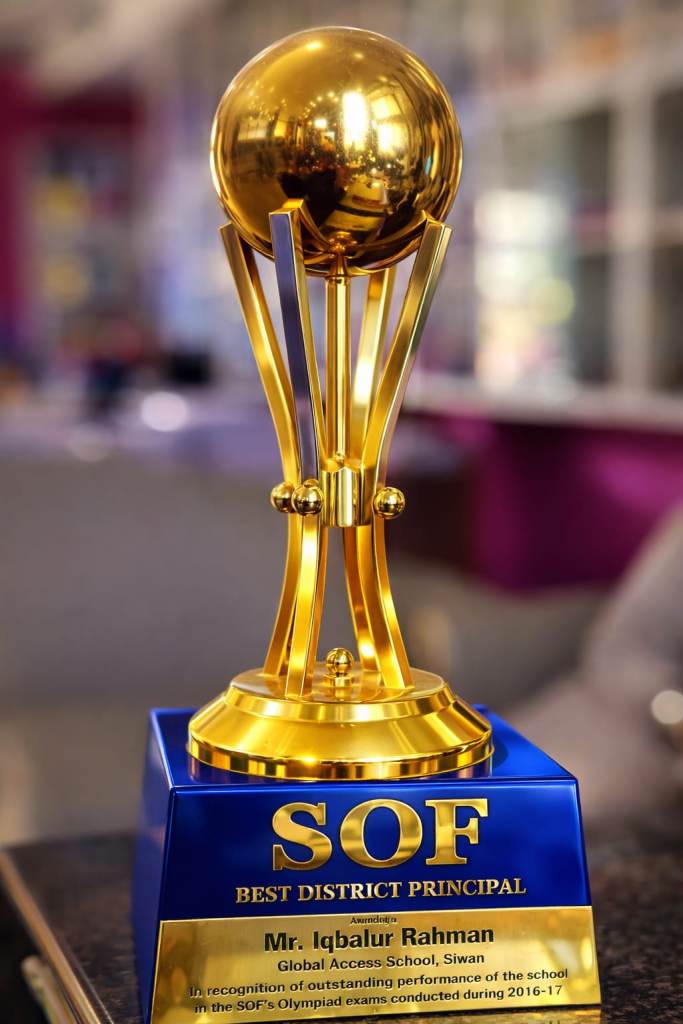 SOF Best Principal Award